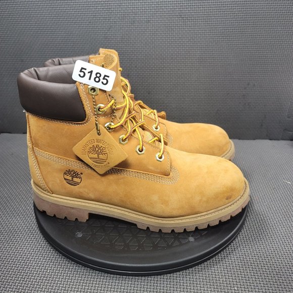 Womens Sz 8.5 Wheat Timberland 6 In Leather Waterproof Boots